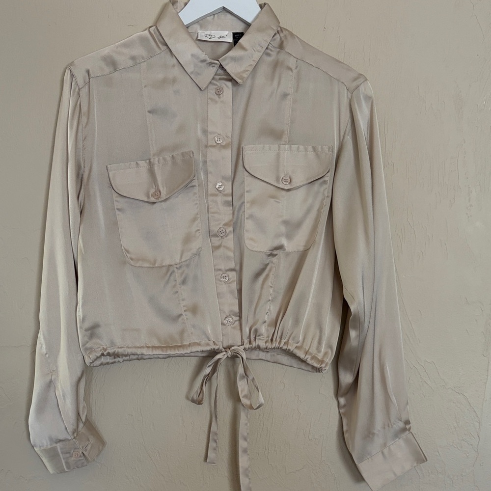 RD Style Blouse - Champagne Beige. Never Worn!
